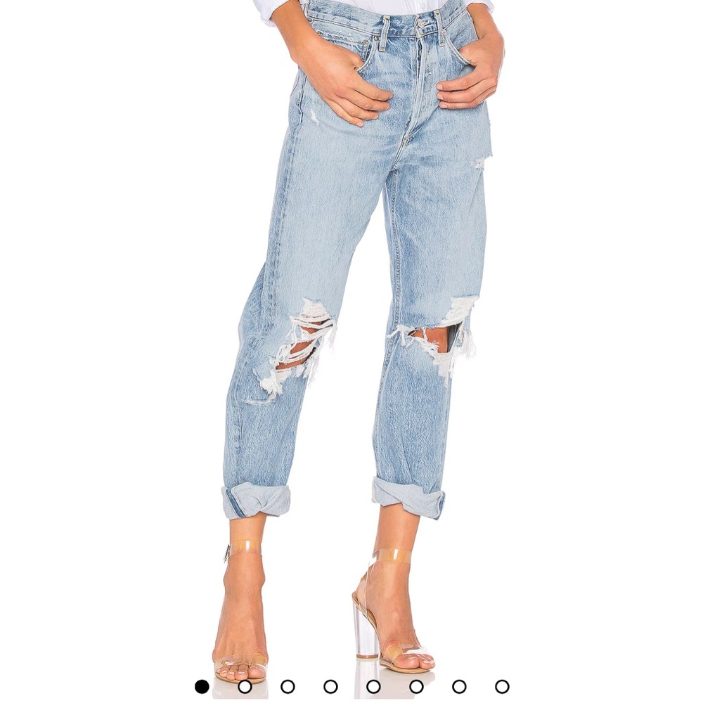 Agolde 90's Mid Rise Loose Fit in Fall Out